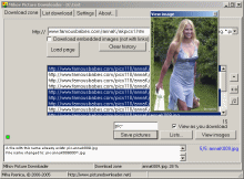 Screenshot of Mihov Picture Downloader